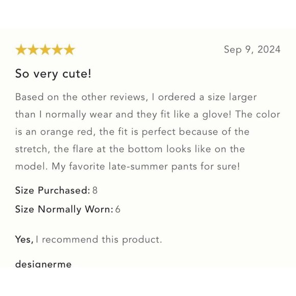 NWT Size 14 (waist 16 -17") - Anthropologie Capri Pants (NWT US$ 118) - Picture 12 of 16